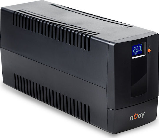 NJOY Horus Plus 800 UPS Line-Interactive 800VA 480W with 2 Schuko Power Plugs