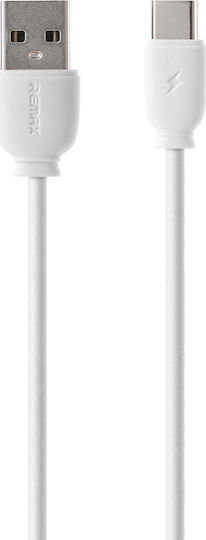 Remax Suji RC-134a USB 2.0 Cable USB-C male - USB-A Λευκό 1m 14191