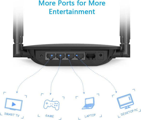 Wavlink QUANTUM S4 Ασύρματο Router Wi‑Fi 4 με 4 Θύρες