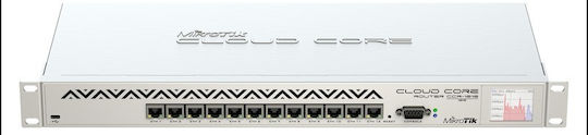 MikroTik CCR1016-12G v6 Router με 12 Θύρες Gigabit