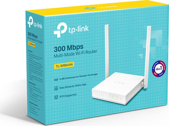 TP-LINK WR844N v1 Ασύρματο Router Wi‑Fi 4 με 4 Θύρες