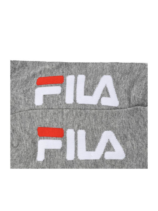 Fila Kids Sports Ankle Socks Αθλητικά Σοσόνια Gray 3 Pair