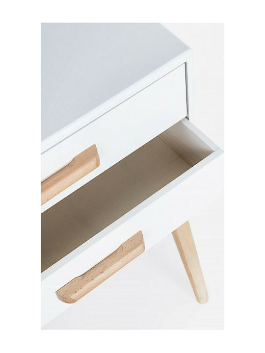 Schubladen Aufbewahrung Ordinary mit 3 Schubladen White L43xB30xH68cm