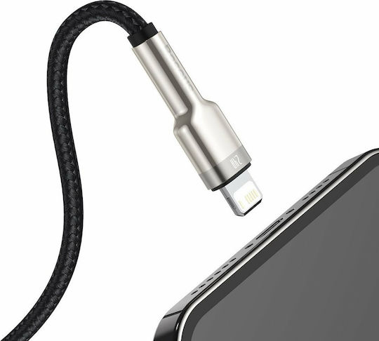 Baseus Cafule Series Braided USB-A to Lightning Cable 18W Black 2m (CALJK-B01)