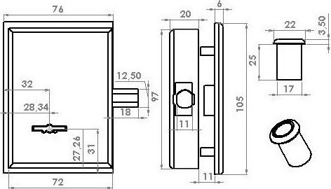 Gevy Lock Glass Door