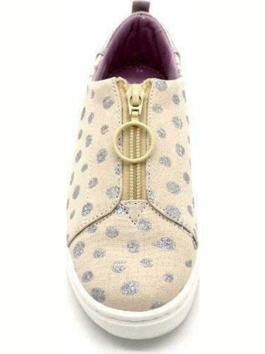 Lenny Torn Dots Παιδικά Sneakers Slip-on Μπεζ
