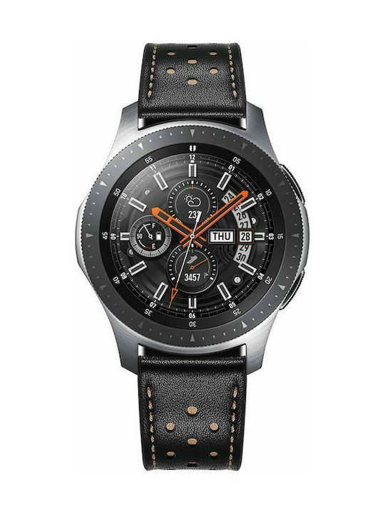Tech-Protect Curea Piele Neagră Galaxy Watch 42mm