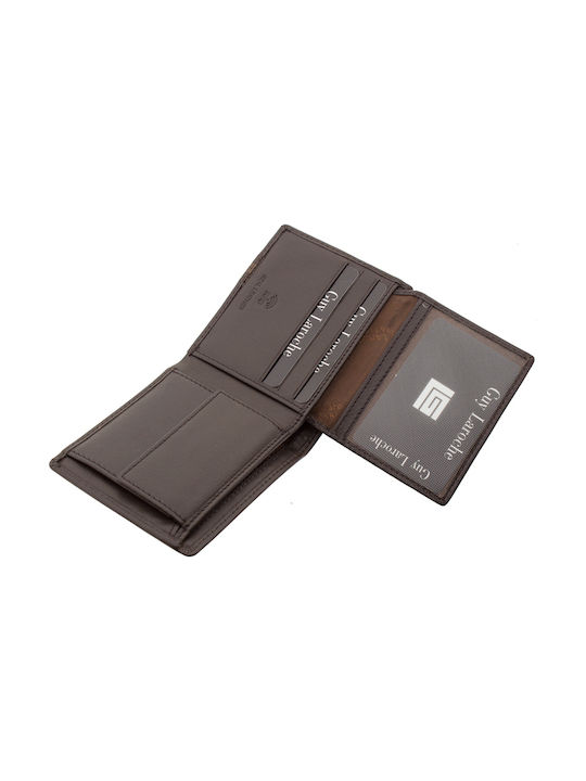 Guy Laroche 22304 Men's Leather Wallet Brown