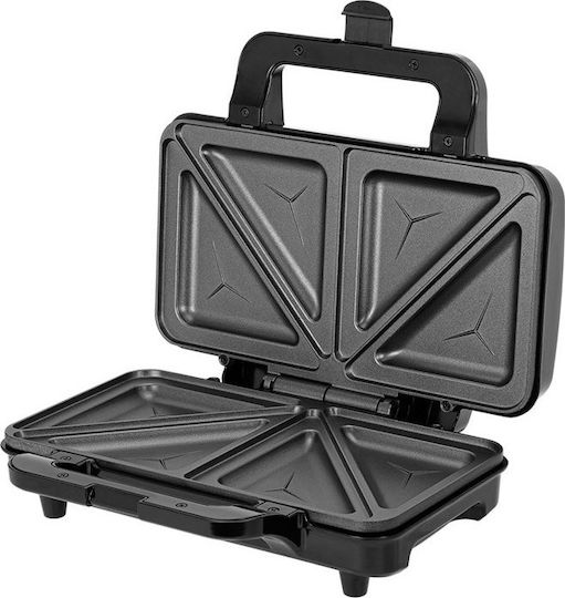 MPM Τοστιέρα για 2 Τοστ 900W Inox
