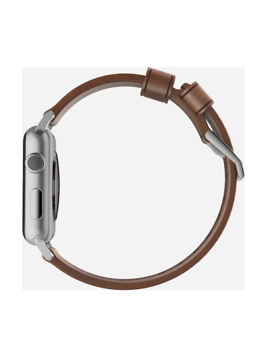 Nomad Modern Strap Strap Synthetic Leather Brown (Apple Watch 38/40/41/42mm) NM1A3RSM00