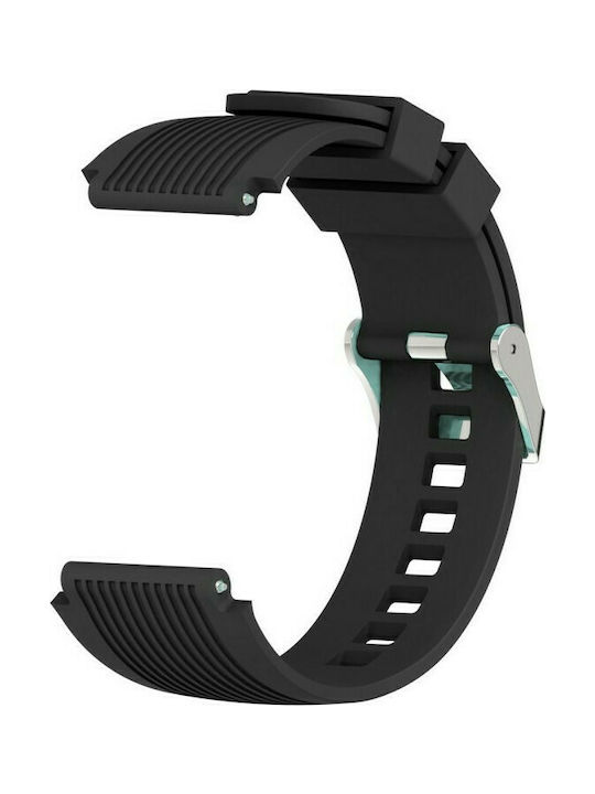 Armband Silikon Schwarz (Galaxy Watch (46mm) / Gear S3)