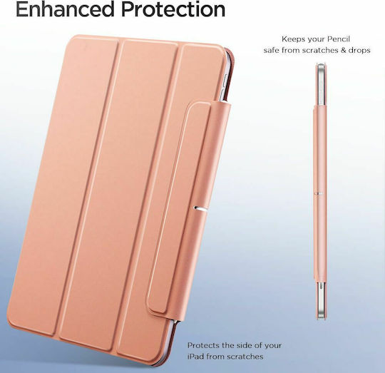 ESR Rebound Magnetic Smart Flip Cover Rose Gold (iPad Air 2020/2022)