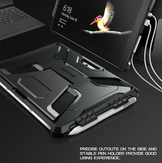 Supcase Unicorn Beetle Pro Umschlag Rückseite Dauerhafte Schwarze