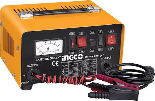 Ingco Φορτιστής Μπαταρίας Αυτοκινήτου 12/24V