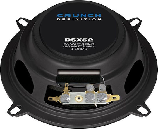Crunch DSX 52 Σετ Ηχεία Αυτοκινήτου 5" με 80W RMS (2 Δρόμων)