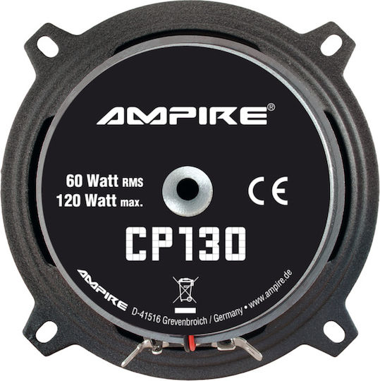 Ampire CP130 Σετ Ηχεία Αυτοκινήτου 5.25" με 60W RMS (2 Δρόμων)