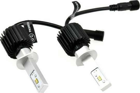 Heleco Lamps Car H1 Canbus LED 6500K Cold White 12-24V 44W 2pcs