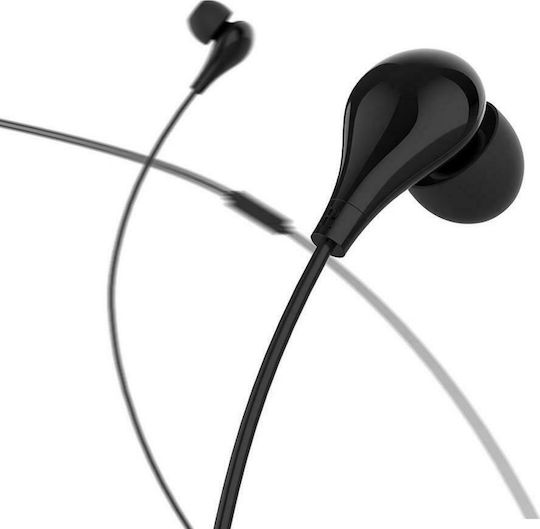 Borofone BM24 Milo În ureche Handsfree cu Mufă 3.5mm Negru