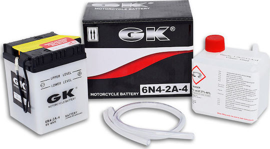 GK Inchis Baterie Motocicleta 6N4-2A-4 cu Capacitatea 4Ah