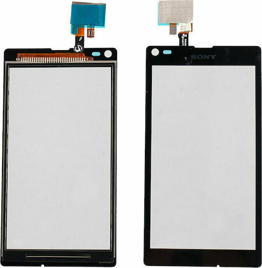 Mobile Phone Touch Panel Xperia L S36h Black Grade for (Black)