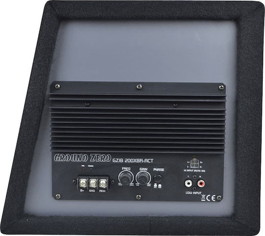 Ground Zero Self-amplified Car Audio Subwoofer 8" 100W RMS with Box