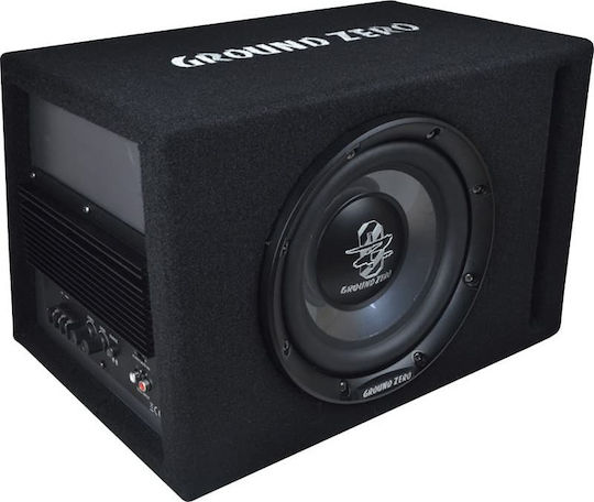 Ground Zero Self-amplified Car Audio Subwoofer 8" 100W RMS with Box