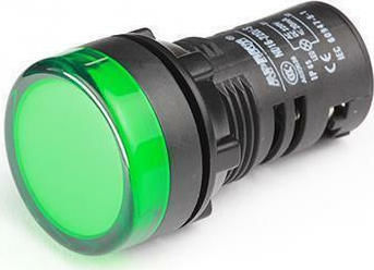 Xindali LED Indicator luminos 380V Verde 022-012380100