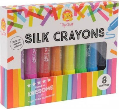 Tiger Tribe Crayons Set Σετ Χρώματα Ουράνιου Τόξου 8 Colours