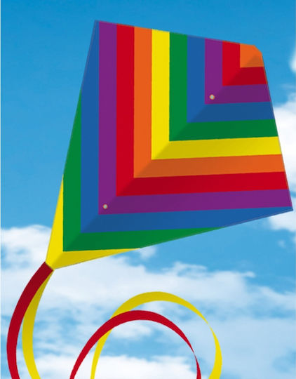 Gunther Pliant Kite Tesatura cu Coada & Sfoară 80x65cm 1buc