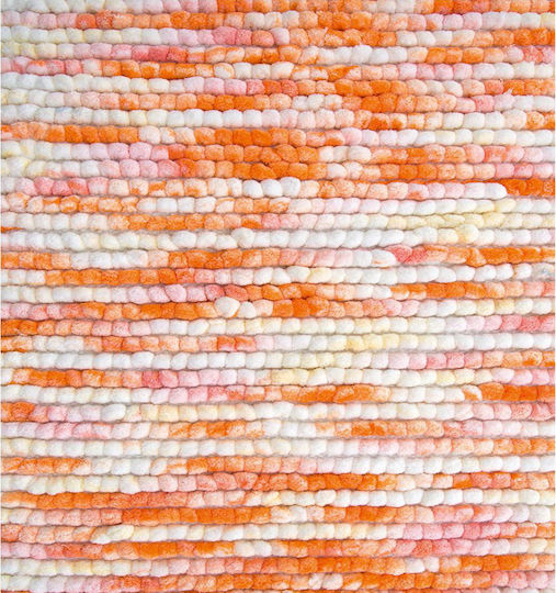 Dimitracas Badematte Baumwolle Rechteckig Mistras 05541.001 Orange 60x90cm