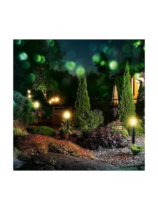 V-TAC Outdoor Small Post Floor Lamp IP44 for E27 Bulb Gray
