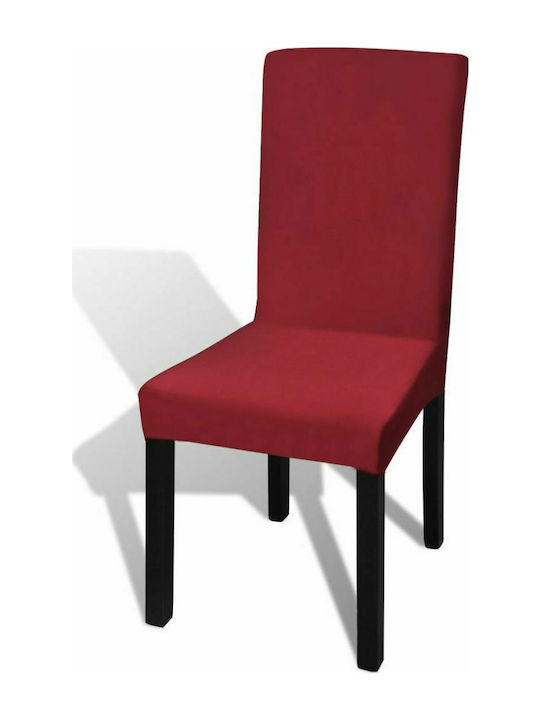 vidaXL Elastic Cover for Chair Burgundy 4pcs 131420