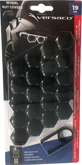 Versaco Bolt Caps Black 20pcs