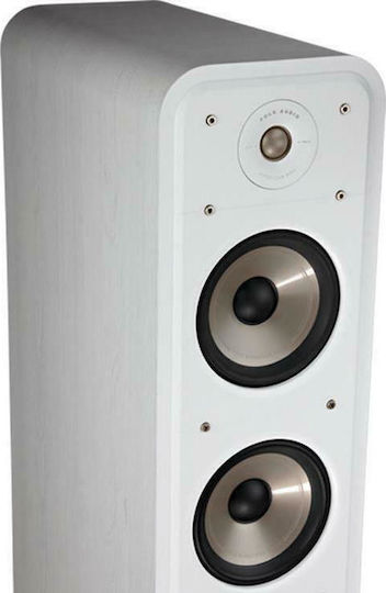 Signature S60e Paar Hi-Fi Lautsprecher Boden 300W 3 Anzahl von Fahrern B29.64xT39.88xH113.03cm. Weiß