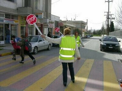 Next Systems KID-STOP Red School Crossing Sign