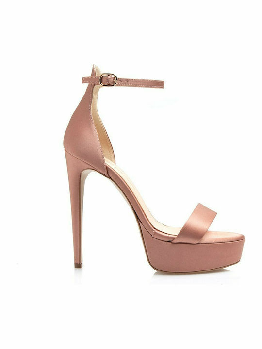 Leather Sandals Pink