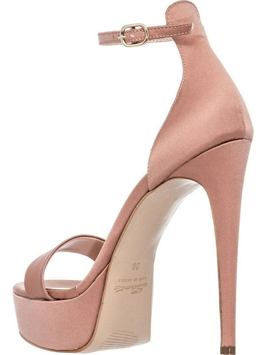 Leather Sandals Pink