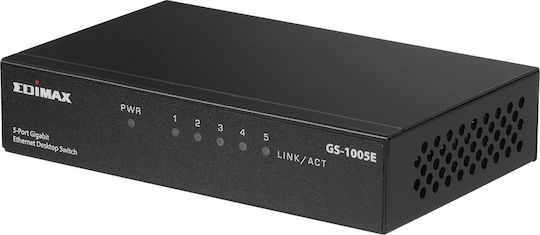 Edimax Unmanaged L2 Switch με 5 Θύρες Gigabit (1Gbps) Ethernet