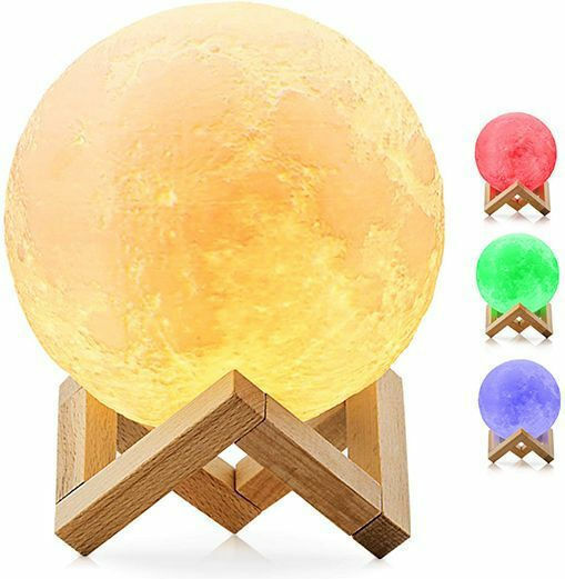 GloboStar Lămpi Decorative Pentru Masă Lumină De Lună LED RGBW Lumină De Lună 20x20cm
