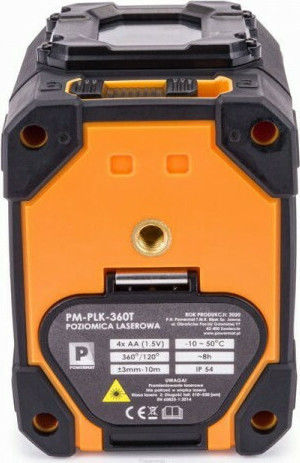Powermat Liniar Nivelă Laser Fascicul Verde 1.5V cu Domeniu de Lucru 50m