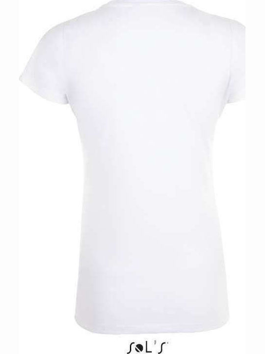 Sol's Magma Women's Short Sleeve Promotional T-Shirt White