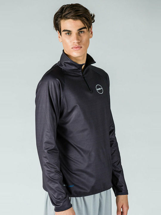 Gearplus Athletic Long Sleeve Black Blouse