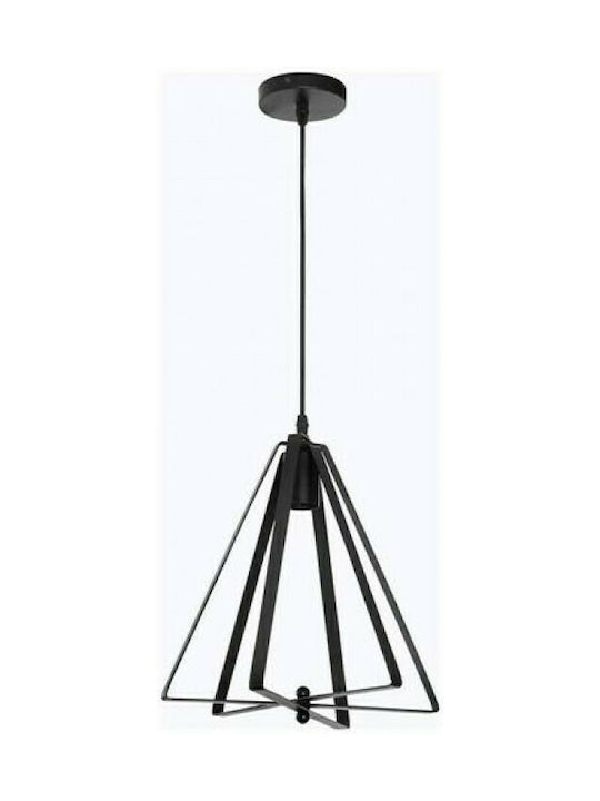 Horoz Electric Hängelampe Schwarz mit Fassung E27