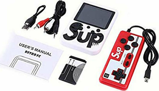 Soultronic Mini 8-Bit Ηλεκτρονική Παιδική Κονσόλα Χειρός για 6+ ετών Λευκό