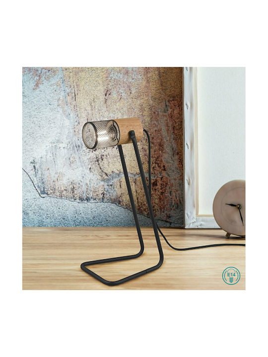 Trio Lighting Tosh Decorative Lamp with Socket for Bulb E14 Black