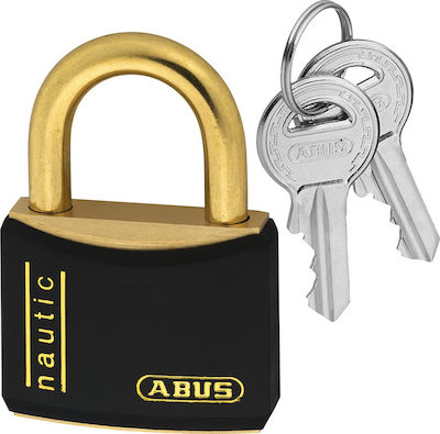 Abus Steel Padlock Brass with Key 40mm 1pcs