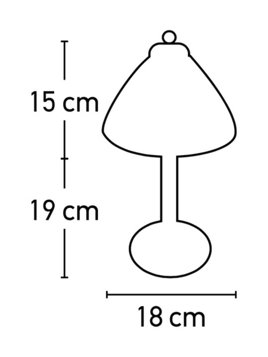 Inlight 3432 Braun Metall Tischlampe für Fassung E14 mit Beige Schirm und Silber Basis 3432-Καφέ