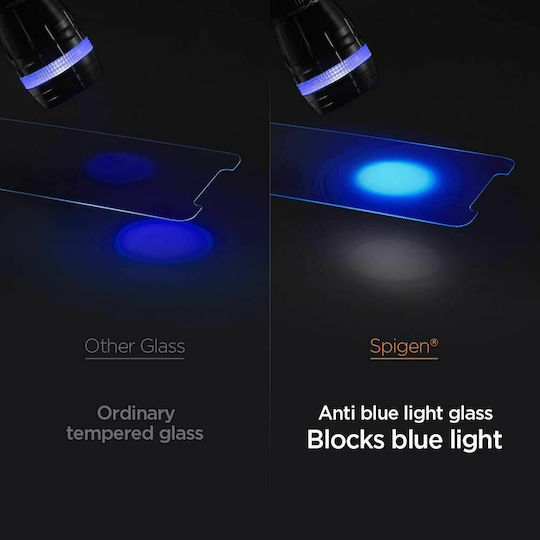 Spigen GLAS.tR AntiBlue Tempered Glass (iPhone 12 mini)