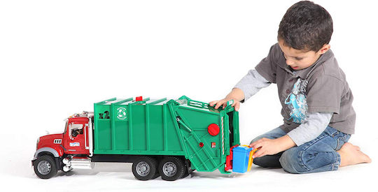 Bruder Camion De Gunoi Mack Scara 1:16 Pentru 3+ Ani