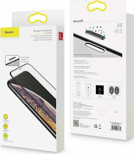 Baseus 3D Full Face Tempered Glass (iPhone 11 Pro Max) SGAPIPH65-WA01